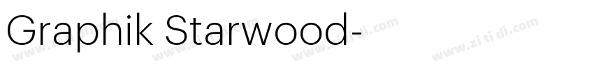 Graphik Starwood字体转换